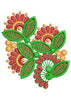 Smooth Floral Embroidery Design