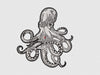 Octopus Embroidery Design