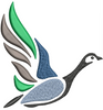 Duck Embroidery Design