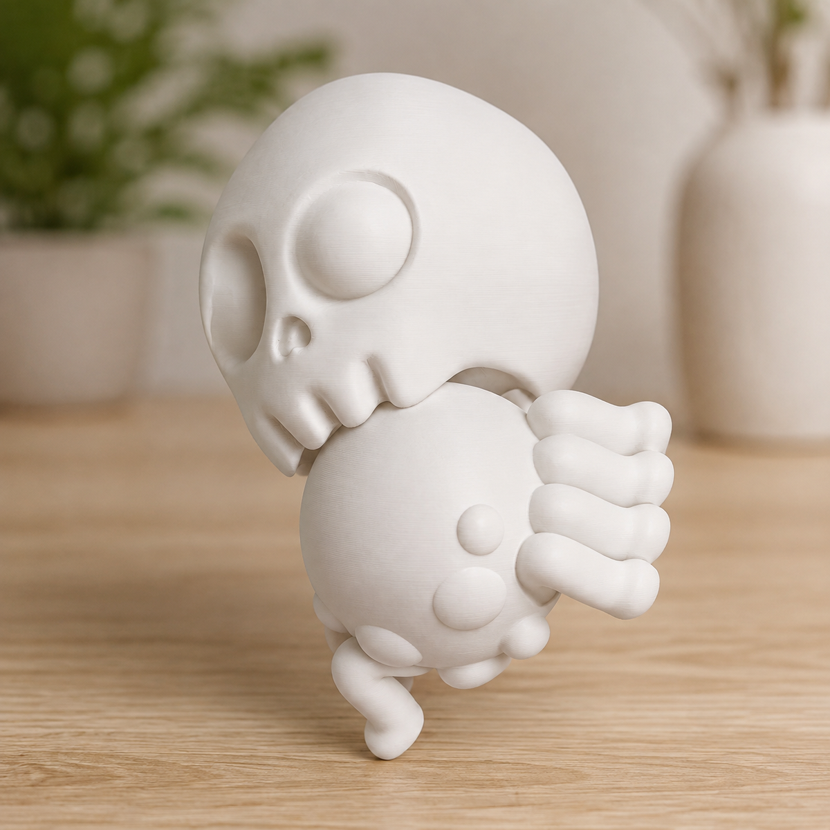 Spider Skull Figurine Print STL File