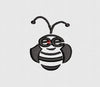 Bee Embroidery Design
