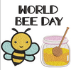 Bee Embroidery Design