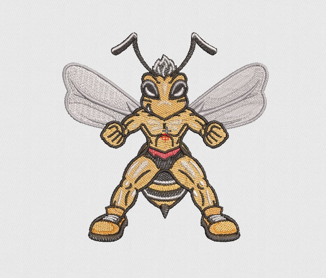 Bee Embroidery Design