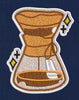 Brewcraft Coffee & Gold Embroidery Design
