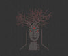 Lady Embroidery Design