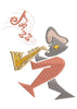 Jazzman Embroidery Design