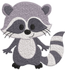 Squirrel I Embroidery Design