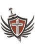 Sword Wings Embroidery Design