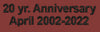 Anniversary Embroidery Design