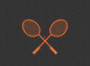 Tennis Embroidery Design
