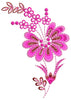 Pink Sequins Embroidery Design