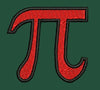 Pi Embroidery Design