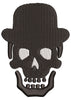 Hat Skull Embroidery Design