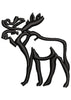 Swamp Deer Embroidery Design