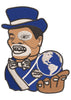 World Man Embroidery Design
