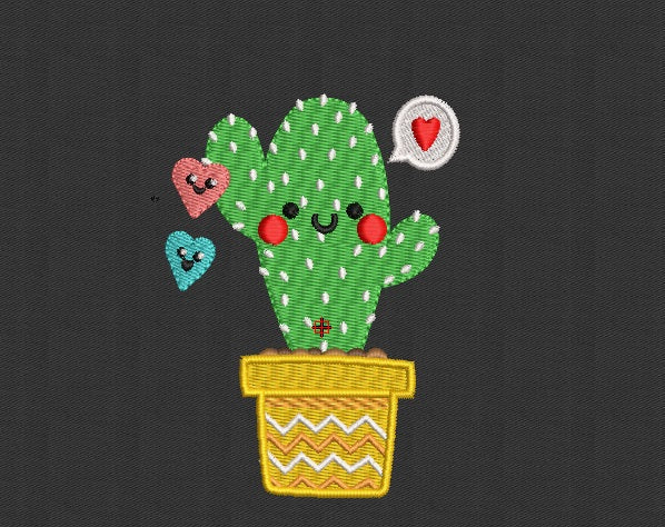 Plant Embroidery Design