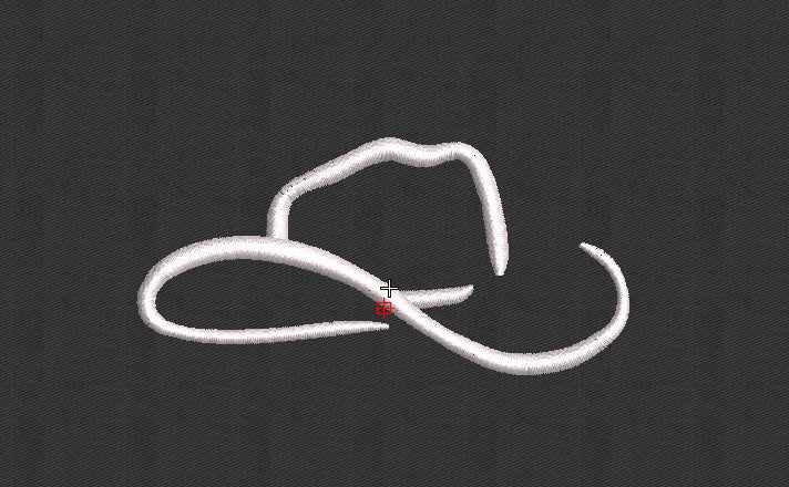 Cowboy Embroidery Design