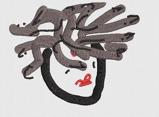Girl Embroidery Design
