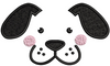 Dog Face Embroidery Design