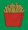 Fries in Red Bucket Embroidery Design