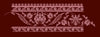 Intricate Floral Vine Ornamental Border Embroidery Design