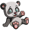 Panda Baby Embroidery Design