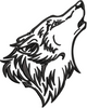 Wolf G Embroidery Design
