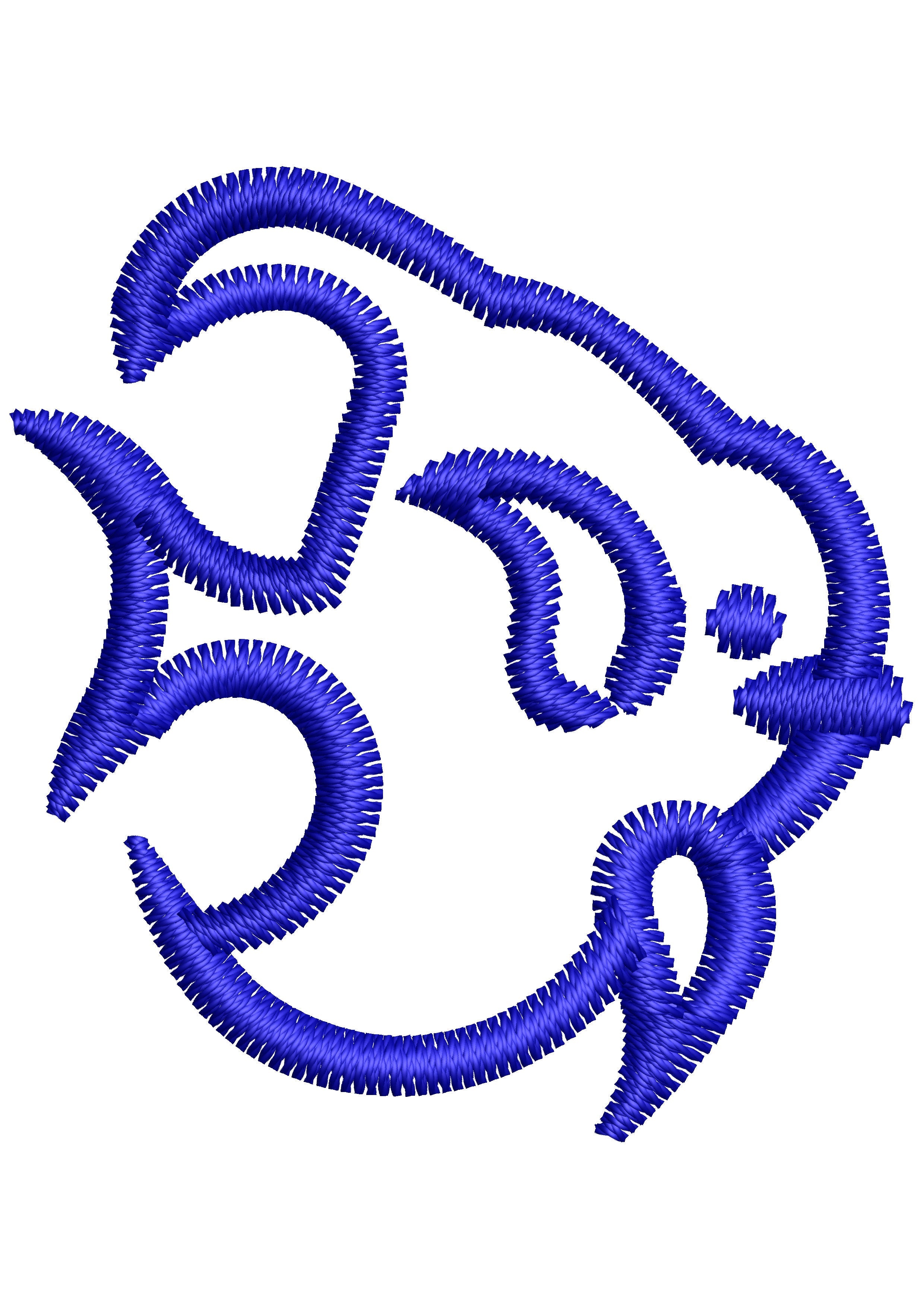Angelfish Embroidery Design