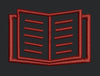 Open Book Icon Embroidery Design