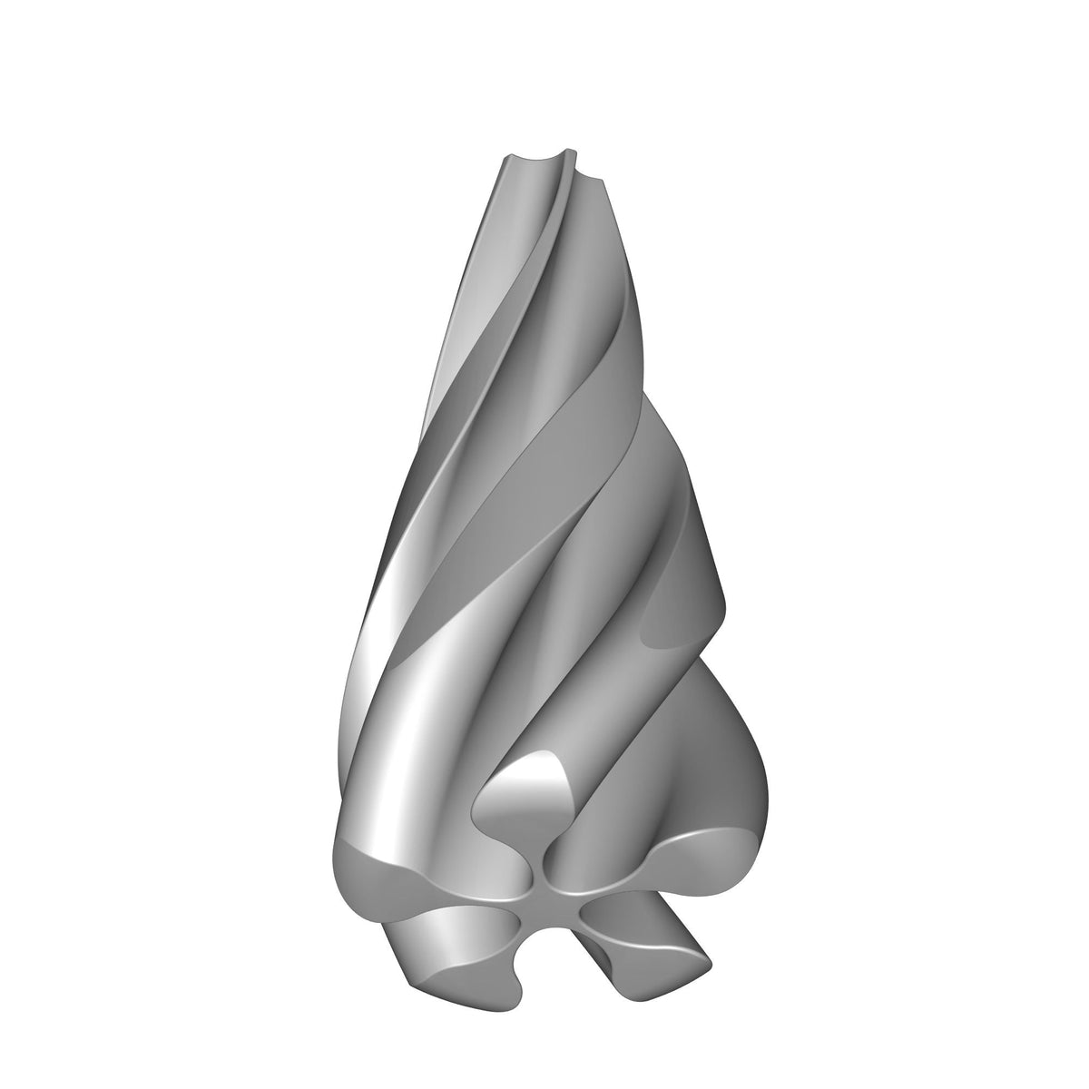 Whirly Spiral Sculptural Vase Print STL File