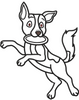 Dog Lines Embroidery Design