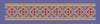Diamond Lattice Ornamental Geometric Border Embroidery Design
