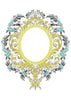 Queen Mirror Embroidery Design