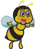 Honey Bee Embroidery Design