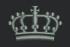 Silver Crown Embroidery Design
