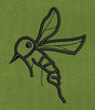 Minimalist Mosquito Embroidery Design