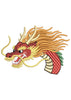 Dragon Head Embroidery Design