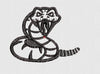Snake Embroidery Design