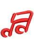 Music Note Embroidery Design