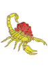 Scorpion Flower Embroidery Design
