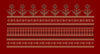 Multi Tier Floral Spring Border V Embroidery Design