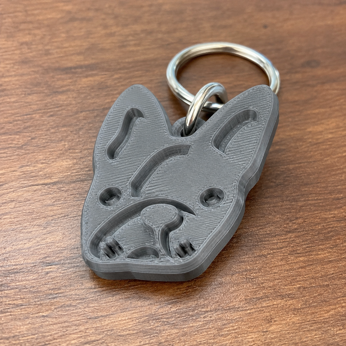 Bulldog Keychain Version 2 Print STL File