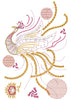 Sequin Peacock Embroidery Design