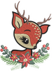Deer Embroidery Design