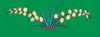 Floral Motif Sprig with Berries Embroidery Design