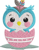 Owl Baby Embroidery Design