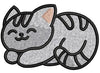 Cat V Embroidery Design