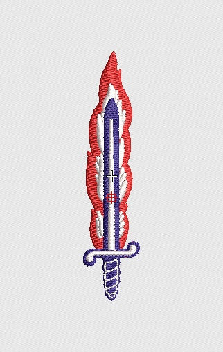 Swords Embroidery Design