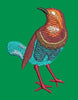 Bird Motif Colorful Avian Embroidery Design