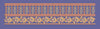 Floral Pillar Botanical Pattern Border Embroidery Design